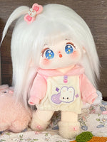 Star Pavilion - Stick-in Cotton Doll Girl Doll 20cm Genuine Naked Doll Clothing Set Doll Official Genuine Gift for Girls