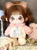 [New Product - Moon Rock] Paste Paste Cotton Doll Clothes Set for Female Dolls 20cm Official Genuine Doll Doll Set.