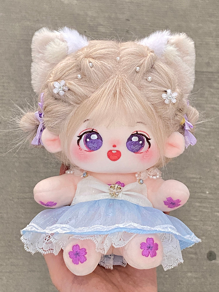 [Die Ying] Cotton Doll Girl 20cm Genuine Doll Naked Baby Skeleton in the post is a gift for girls