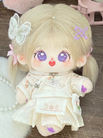 [Die Ying] Cotton Doll Girl 20cm Genuine Doll Naked Baby Skeleton in the post is a gift for girls