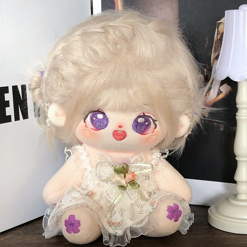 [Die Ying] Cotton Doll Girl 20cm Genuine Doll Naked Baby Skeleton in the post is a gift for girls