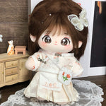 [New Product - Moon Rock] Paste Paste Cotton Doll Clothes Set for Female Dolls 20cm Official Genuine Doll Doll Set.