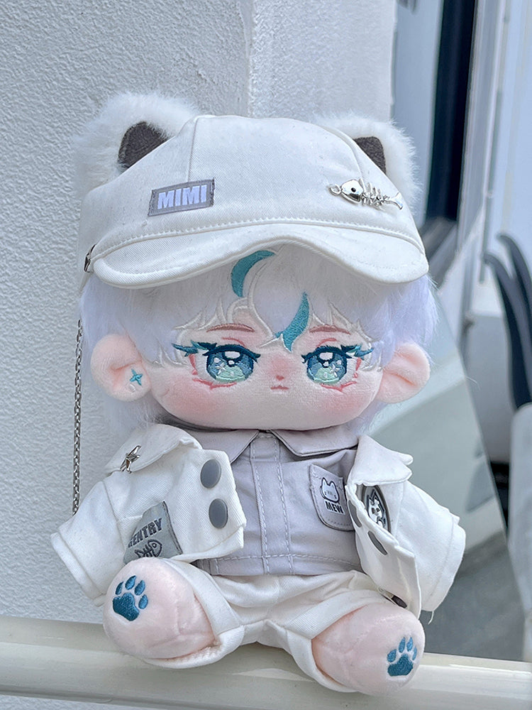 [Jing Che] Paste Paste Cotton Doll for Male Dolls 20cm Genuine Skeleton Plush Doll Naked Doll Handsome.