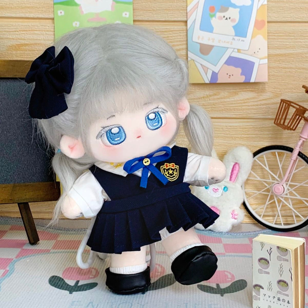 [Yin Su] Cotton doll 20cm girl genuine clothes set plush doll cute gift in stock.