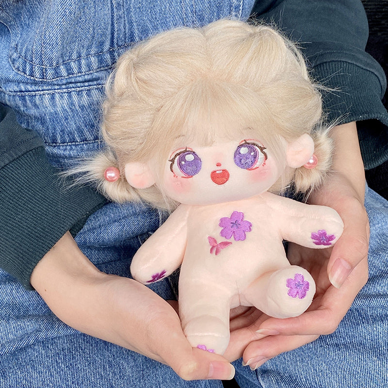 [Die Ying] Cotton Doll Girl 20cm Genuine Doll Naked Baby Skeleton in the post is a gift for girls