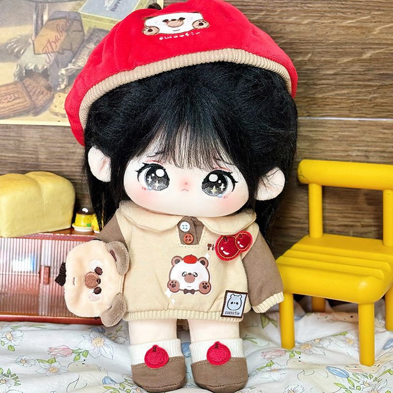 [New Product - You Tian] Paste Paste Cotton Doll Clothes Set for Female Dolls 20cm Genuine Doll Doll Doll Stock.
