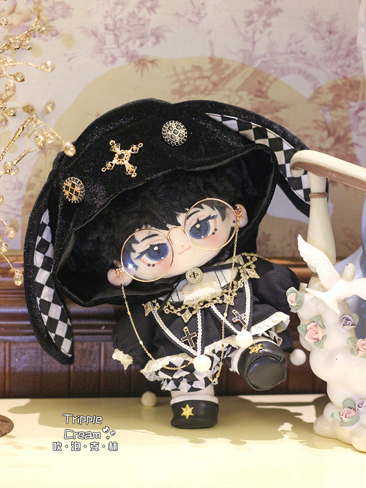 Bunny Edward Cotton Doll Clothes Blowing Bubble Klin 20cm Attribute-Free Gorgeous Gold-Edged Rabbit Fairy Tale Cute