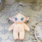 [Yin Su] Cotton doll 20cm girl genuine clothes set plush doll cute gift in stock.