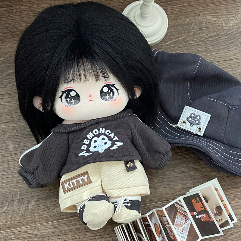 [New Product - You Tian] Paste Paste Cotton Doll Clothes Set for Female Dolls 20cm Genuine Doll Doll Doll Stock.