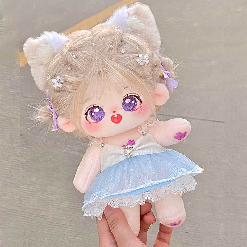 [Die Ying] Cotton Doll Girl 20cm Genuine Doll Naked Baby Skeleton in the post is a gift for girls