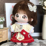[Flowers in Full Bloom, Full Moon] Tietie Li Cotton Doll Clothes 20cm Girls' Clothes Autumn and Winter Ancient Chinese Style Horse Face Skirt.