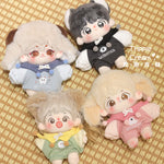 Cotton doll clothes 10cm original blowing bubble Klin not much monster cute pajamas crawling suit colorful.