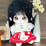 [New Product - You Tian] Paste Paste Cotton Doll Clothes Set for Female Dolls 20cm Genuine Doll Doll Doll Stock.