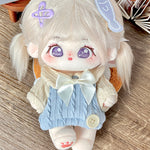 [Taro Tart] Paste Paste Cotton Doll for Female Dolls 20cm Genuine Skeleton Plush Doll Naked Doll Gift for Girls.