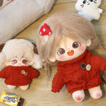 Cotton doll clothes 10cm-20cm clothes blowing bubble Klin sweater series male female doll starfish body normal body.