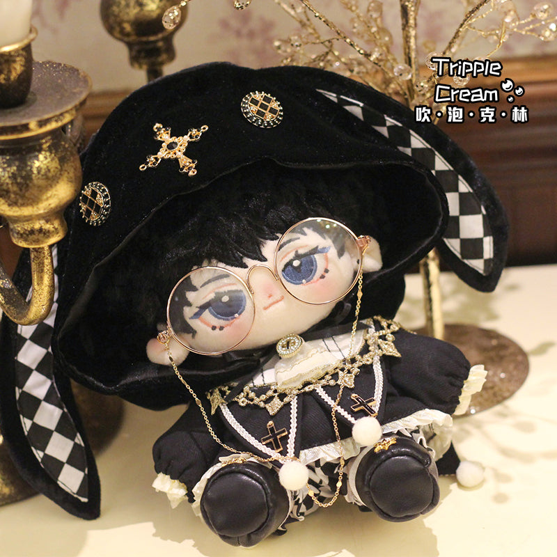 Bunny Edward Cotton Doll Clothes Blowing Bubble Klin 20cm Attribute-Free Gorgeous Gold-Edged Rabbit Fairy Tale Cute