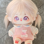 [Taro Tart] Paste Paste Cotton Doll for Female Dolls 20cm Genuine Skeleton Plush Doll Naked Doll Gift for Girls.