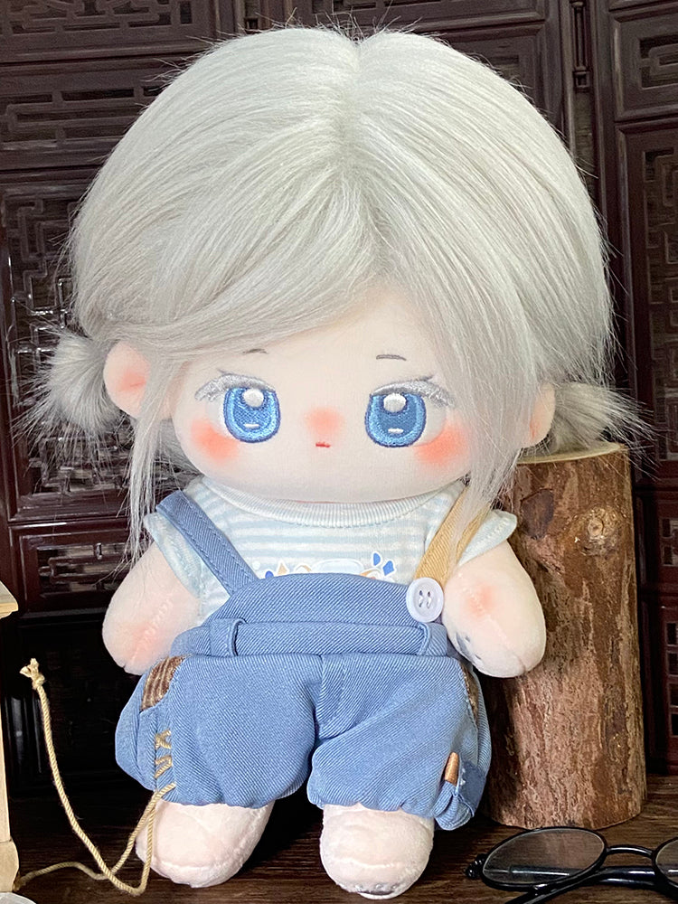 [Yin Su] Cotton doll 20cm girl genuine clothes set plush doll cute gift in stock.