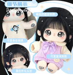 [New Product - You Tian] Paste Paste Cotton Doll Clothes Set for Female Dolls 20cm Genuine Doll Doll Doll Stock.