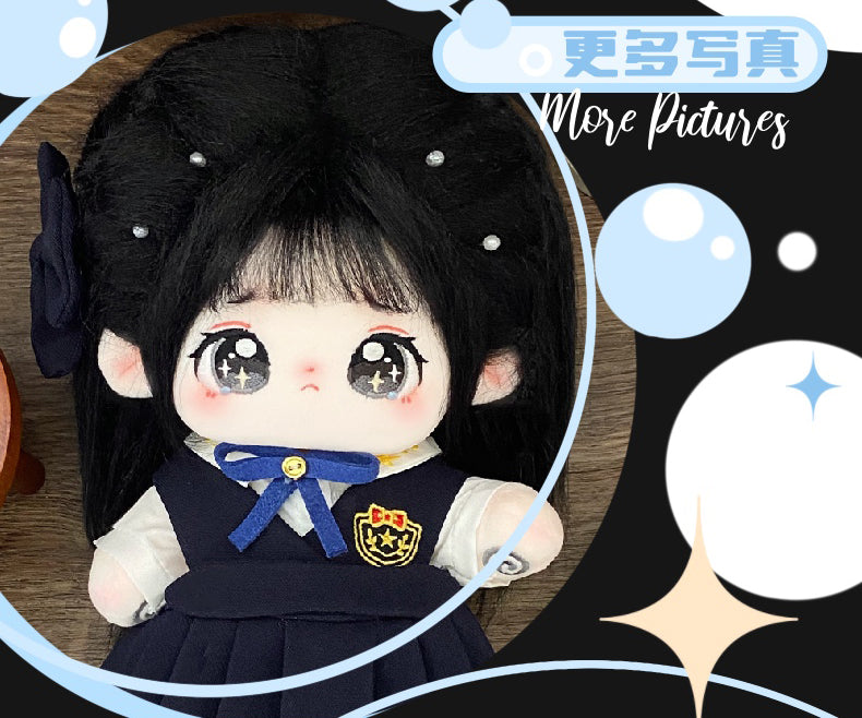 [New Product - You Tian] Paste Paste Cotton Doll Clothes Set for Female Dolls 20cm Genuine Doll Doll Doll Stock.
