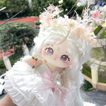 [Qiao Wo] Tietie Li Cotton Doll Girl 20cm Genuine with Skeleton Plush Doll Naked Doll as Gift.
