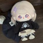 [Taro Tart] Paste Paste Cotton Doll for Female Dolls 20cm Genuine Skeleton Plush Doll Naked Doll Gift for Girls.