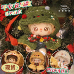 Cotton doll clothes 10cm original blowing bubble Klin Silent Night Carol Series male and female dolls reindeer Christmas