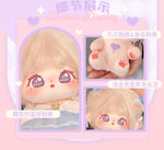[Taro Tart] Paste Paste Cotton Doll for Female Dolls 20cm Genuine Skeleton Plush Doll Naked Doll Gift for Girls.