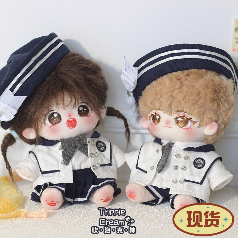 Coronation Ceremony Cotton Doll Clothes Blowing Bubble Klin 20cm Attribute-Free Court King Cape Noble Gorgeous Crown.