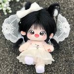 [Qiao Wo] Tietie Li Cotton Doll Girl 20cm Genuine with Skeleton Plush Doll Naked Doll as Gift.