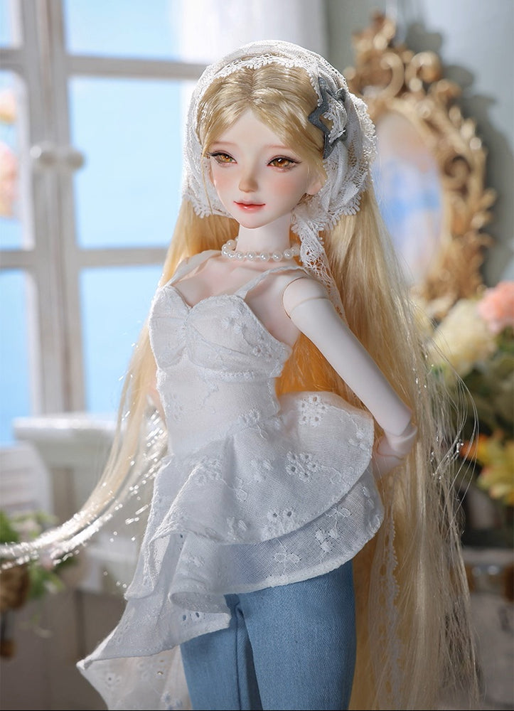BJD Wenwen & Nuannuan - U1264 Authentic BJD Doll  | Dress-Up Dolls with French Vintage Style | Handmade Resin Humanoid Dolls| 1/4 Scale