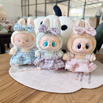 Cute Labubu Clothes - Heart Dress Outfit with Accessories