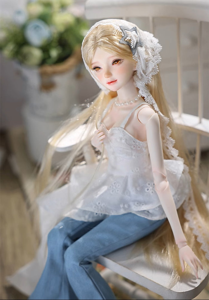 BJD Wenwen & Nuannuan - U1264 Authentic BJD Doll  | Dress-Up Dolls with French Vintage Style | Handmade Resin Humanoid Dolls| 1/4 Scale