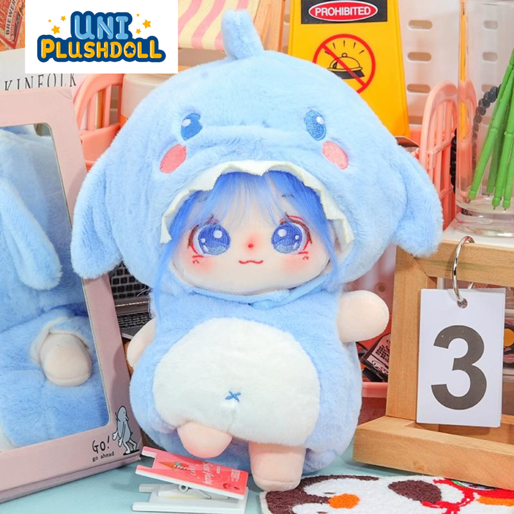 Uni Plush Doll Original 20cm Cotton Doll Clothes, cute plush onesie, toy doll clothes, dressing up for humanoid dolls #Pn-u502