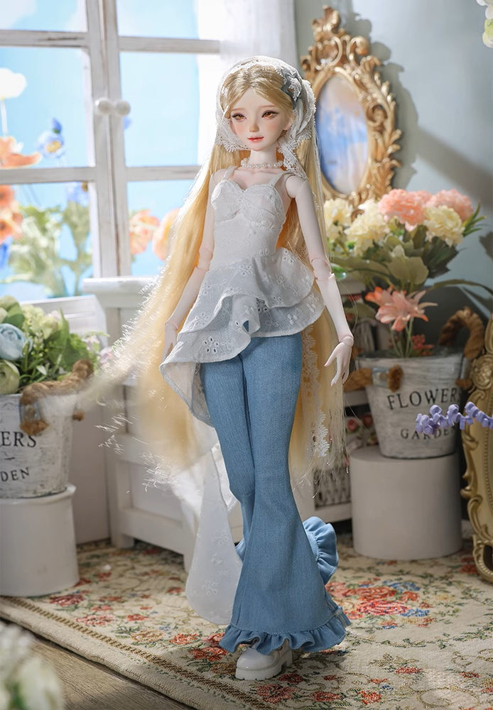BJD Wenwen & Nuannuan - U1264 Authentic BJD Doll  | Dress-Up Dolls with French Vintage Style | Handmade Resin Humanoid Dolls| 1/4 Scale