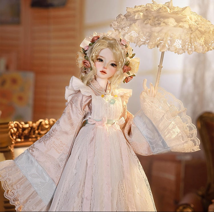 BJD Dendro Fendo - U1262 Authentic BJD Doll Body  | Han-Yang Fusion Style Girl | SD Poseable Jointed Fashion Art Doll - 1/4 Scale
