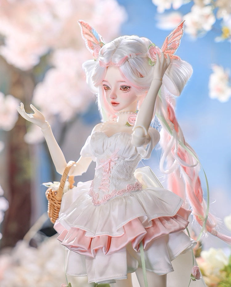 BJD Princess Fufu – U1259 Doll | Handmade SD-Style Art Toy with Poseable Joints | Trendy Collectible Gift- 1/4 Scale