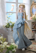 BJD Wenwen & Nuannuan - U1264 Authentic BJD Doll  | Dress-Up Dolls with French Vintage Style | Handmade Resin Humanoid Dolls| 1/4 Scale