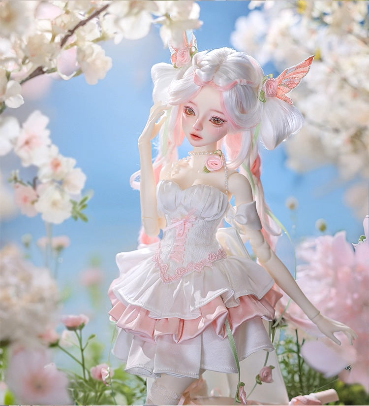 BJD Princess Fufu – U1259 Doll | Handmade SD-Style Art Toy with Poseable Joints | Trendy Collectible Gift- 1/4 Scale