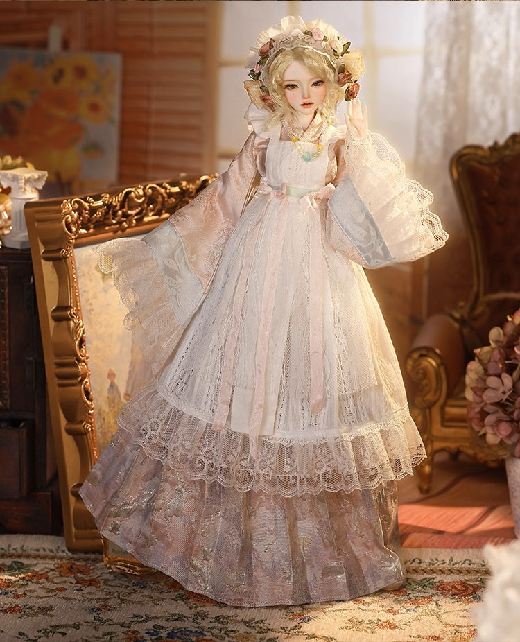 BJD Dendro Fendo - U1262 Authentic BJD Doll Body  | Han-Yang Fusion Style Girl | SD Poseable Jointed Fashion Art Doll - 1/4 Scale