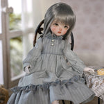 BJD Autumn/Winter Vibe with Lamb Headscarf - U1263 Original BJD Girl Doll | SD-Style Cute Poseable Doll- 1/6 Scale