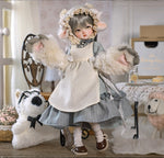 BJD Autumn/Winter Vibe with Lamb Headscarf - U1263 Original BJD Girl Doll | SD-Style Cute Poseable Doll- 1/6 Scale