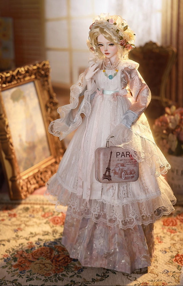 BJD Dendro Fendo - U1262 Authentic BJD Doll Body  | Han-Yang Fusion Style Girl | SD Poseable Jointed Fashion Art Doll - 1/4 Scale