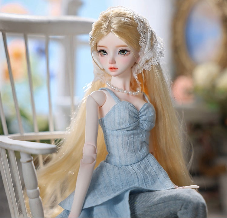 BJD Wenwen & Nuannuan - U1264 Authentic BJD Doll  | Dress-Up Dolls with French Vintage Style | Handmade Resin Humanoid Dolls| 1/4 Scale