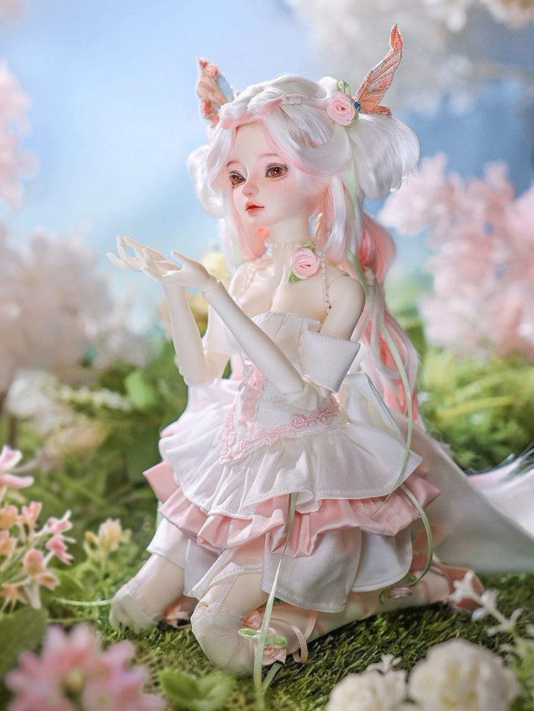 BJD Princess Fufu – U1259 Doll | Handmade SD-Style Art Toy with Poseable Joints | Trendy Collectible Gift- 1/4 Scale