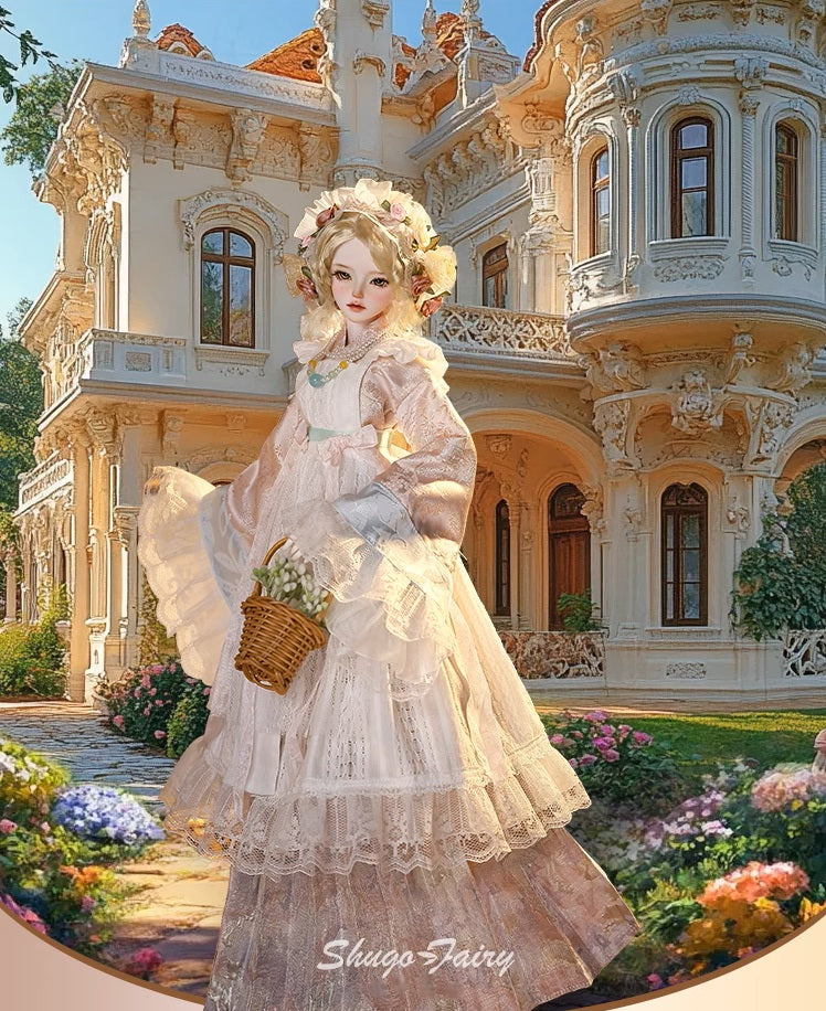 BJD Dendro Fendo - U1262 Authentic BJD Doll Body  | Han-Yang Fusion Style Girl | SD Poseable Jointed Fashion Art Doll - 1/4 Scale