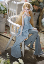 BJD Wenwen & Nuannuan - U1264 Authentic BJD Doll  | Dress-Up Dolls with French Vintage Style | Handmade Resin Humanoid Dolls| 1/4 Scale