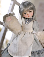 BJD Autumn/Winter Vibe with Lamb Headscarf - U1263 Original BJD Girl Doll | SD-Style Cute Poseable Doll- 1/6 Scale