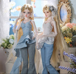 BJD Wenwen & Nuannuan - U1264 Authentic BJD Doll  | Dress-Up Dolls with French Vintage Style | Handmade Resin Humanoid Dolls| 1/4 Scale