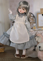 BJD Autumn/Winter Vibe with Lamb Headscarf - U1263 Original BJD Girl Doll | SD-Style Cute Poseable Doll- 1/6 Scale